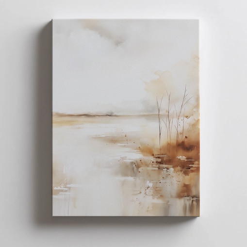 Delikatny Pejzaż, 50x70 cm, bez ramy, płótno premium na blejtramie