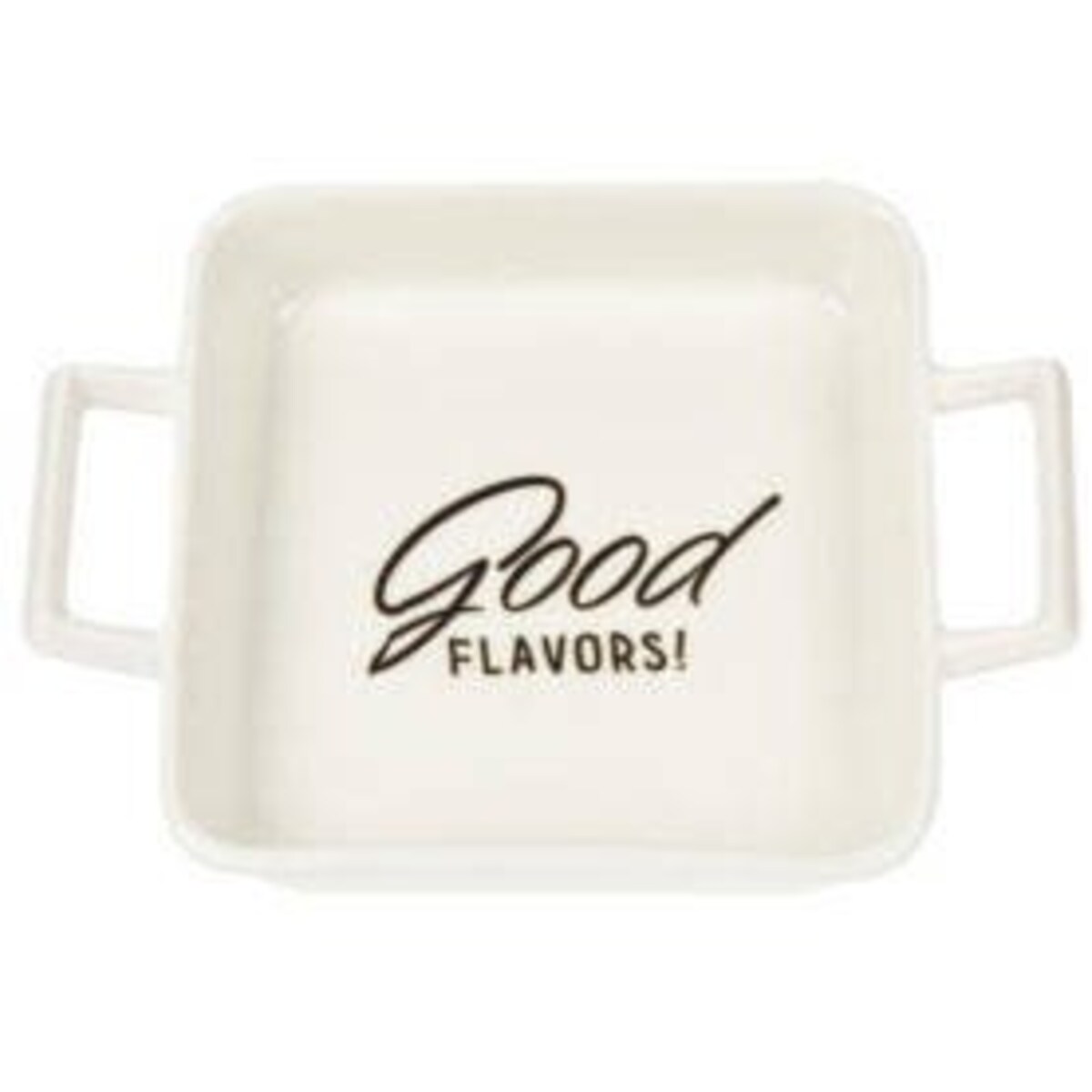 Naczynie do zapiekania z uchwytami, z eleganckim napisem