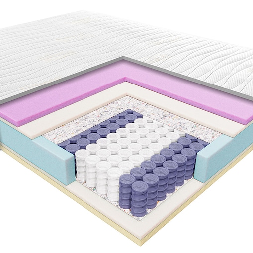 Materac 180x200 Enyo JANPOL Silver Protect twardy sprężynowy