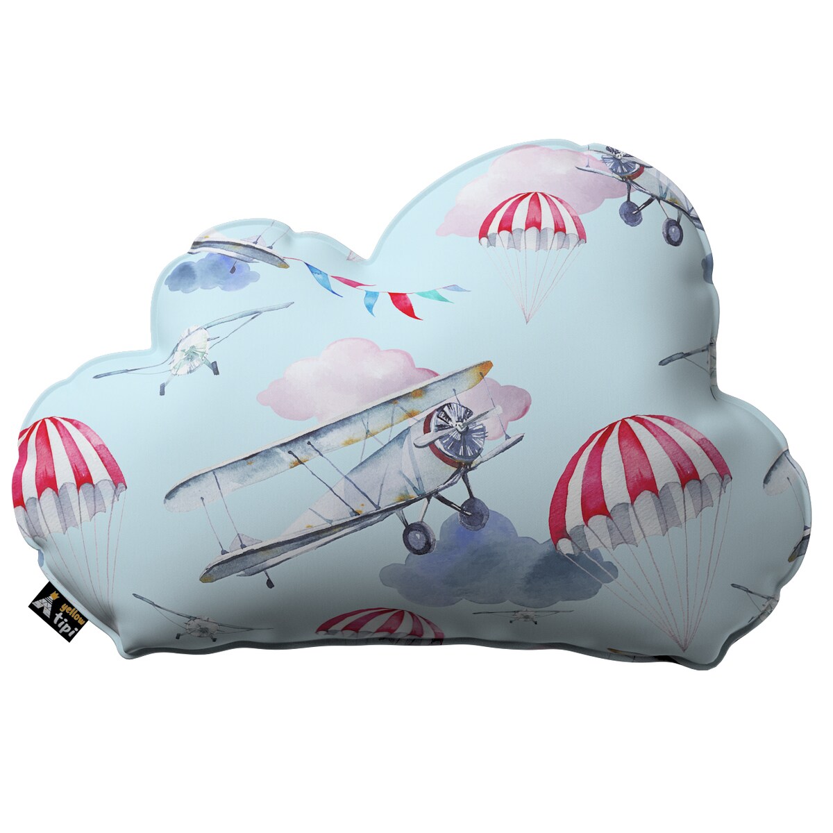 Poduszka Soft Cloud, niebiesko-różowy, 55x15x35cm, Magic Collection