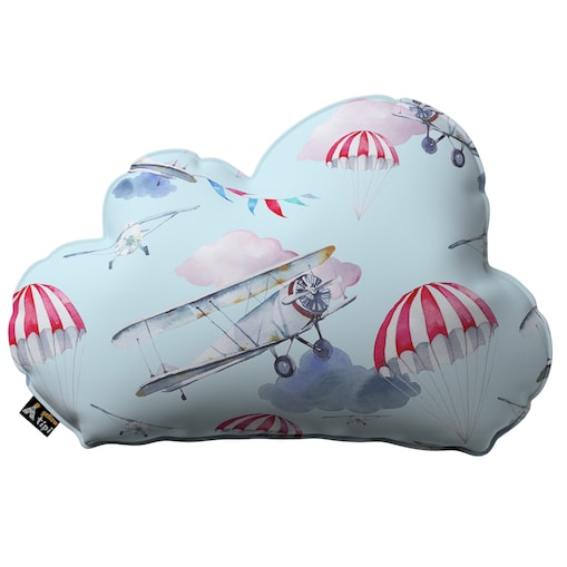 Poduszka Soft Cloud, niebiesko-różowy, 55x15x35cm, Magic Collection