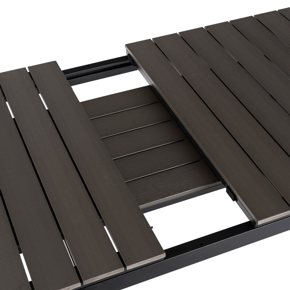 Zestaw Mebli Ogrodowych Na Taras Ogród Technorattan Czarny Popiel