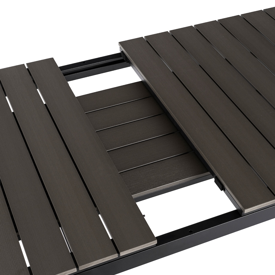 Zestaw Mebli Ogrodowych Na Taras Ogród Technorattan Czarny Popiel