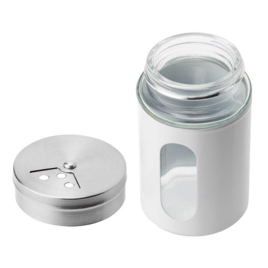 POJEMNIK CZARNY Z SZYBKĄ na przyprawy alcano 90 ml 6szt kuchenny mały słoik