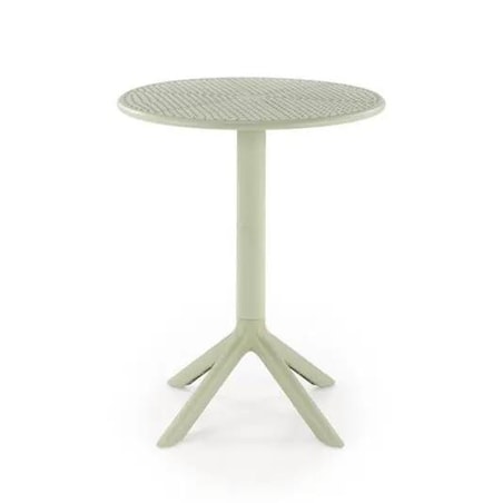 Stolik ogrodowy CALVO 60x60 miętowy z tworzywa PVC