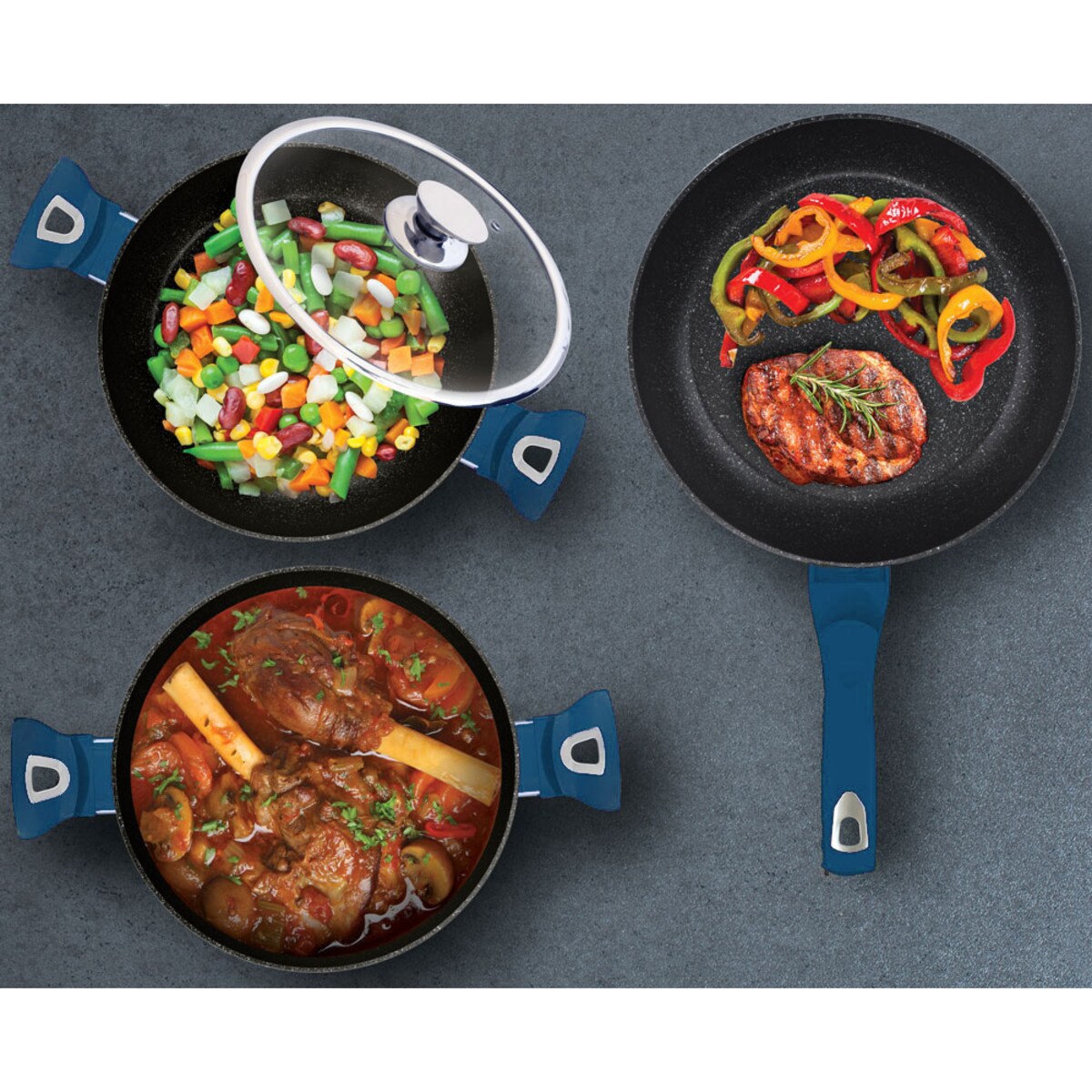 Garnek z pokrywką 20cm BerlingerHaus Aquamarine BH-1878