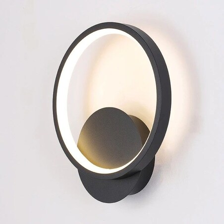 Kinkiet Lhj081-W Led Czarny, Aluminium