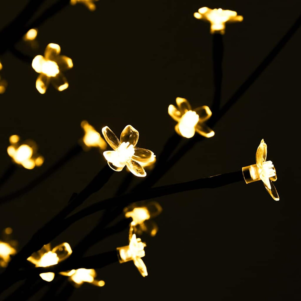 vidaXL Drzewko wiśniowe, 120 LED, ciepła biel, 150 cm