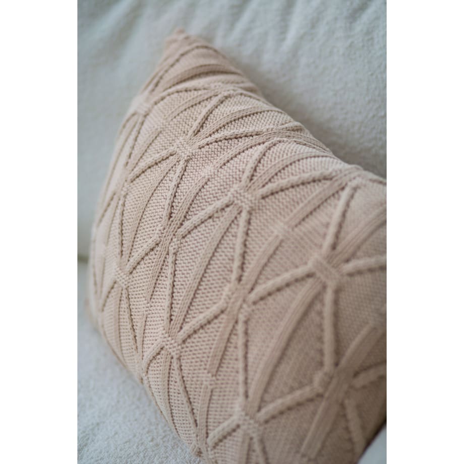 Poszewka brytyjska podłużna beżowa, 40 x 60 cm, La Manta