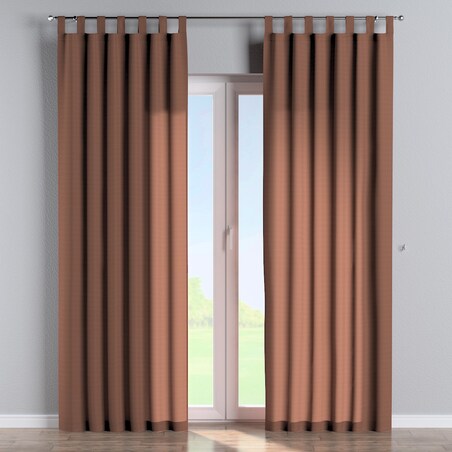 Zasłona na szelkach 1 szt. 130x245 brązowy