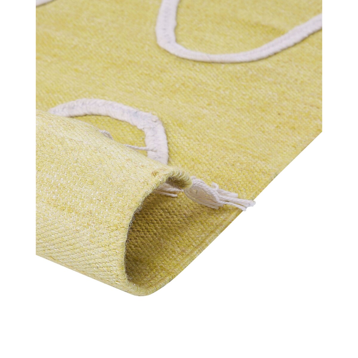 Dywan 140 x 200 cm żółty YAVU