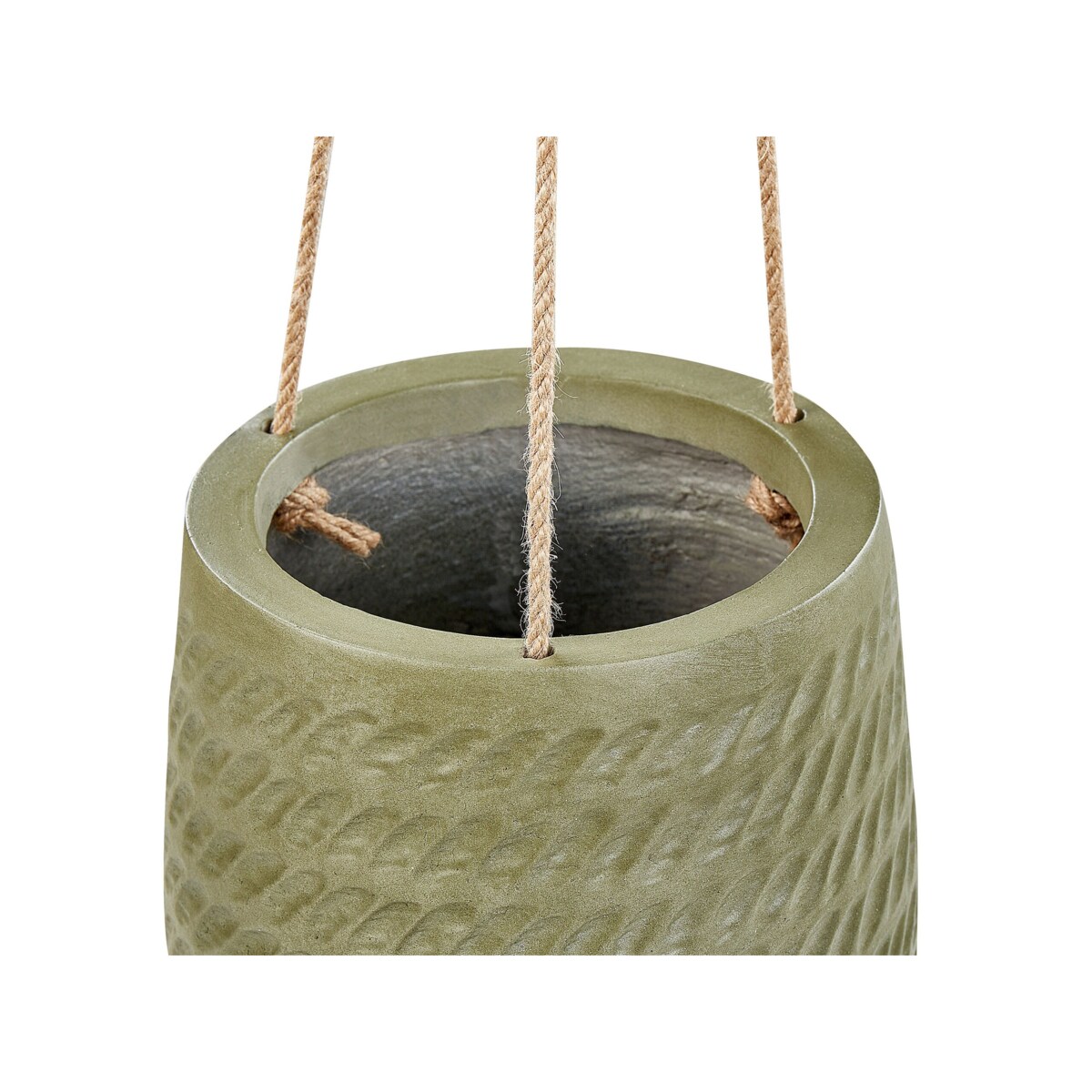 Wisząca doniczka ⌀ 20 cm zielona LIVADIA