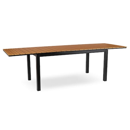 Zestaw Mebli Ogrodowych Na Taras Ogród Technorattan Czarny Dąb