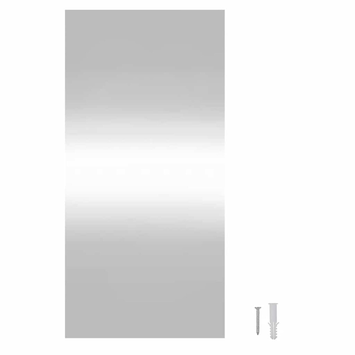 vidaXL Lustro ścienne z LED, 30x60 cm, szklane, prostokątne