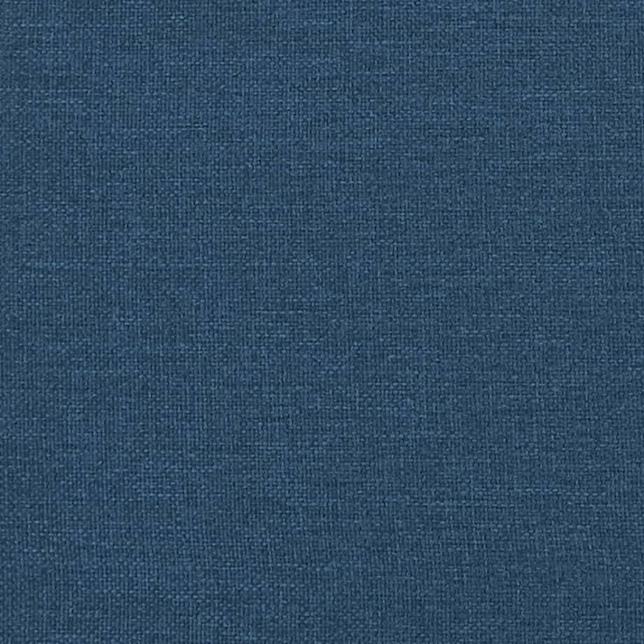 vidaXL Sofa 3-osobowa, niebieska, tapicerowana tkaniną