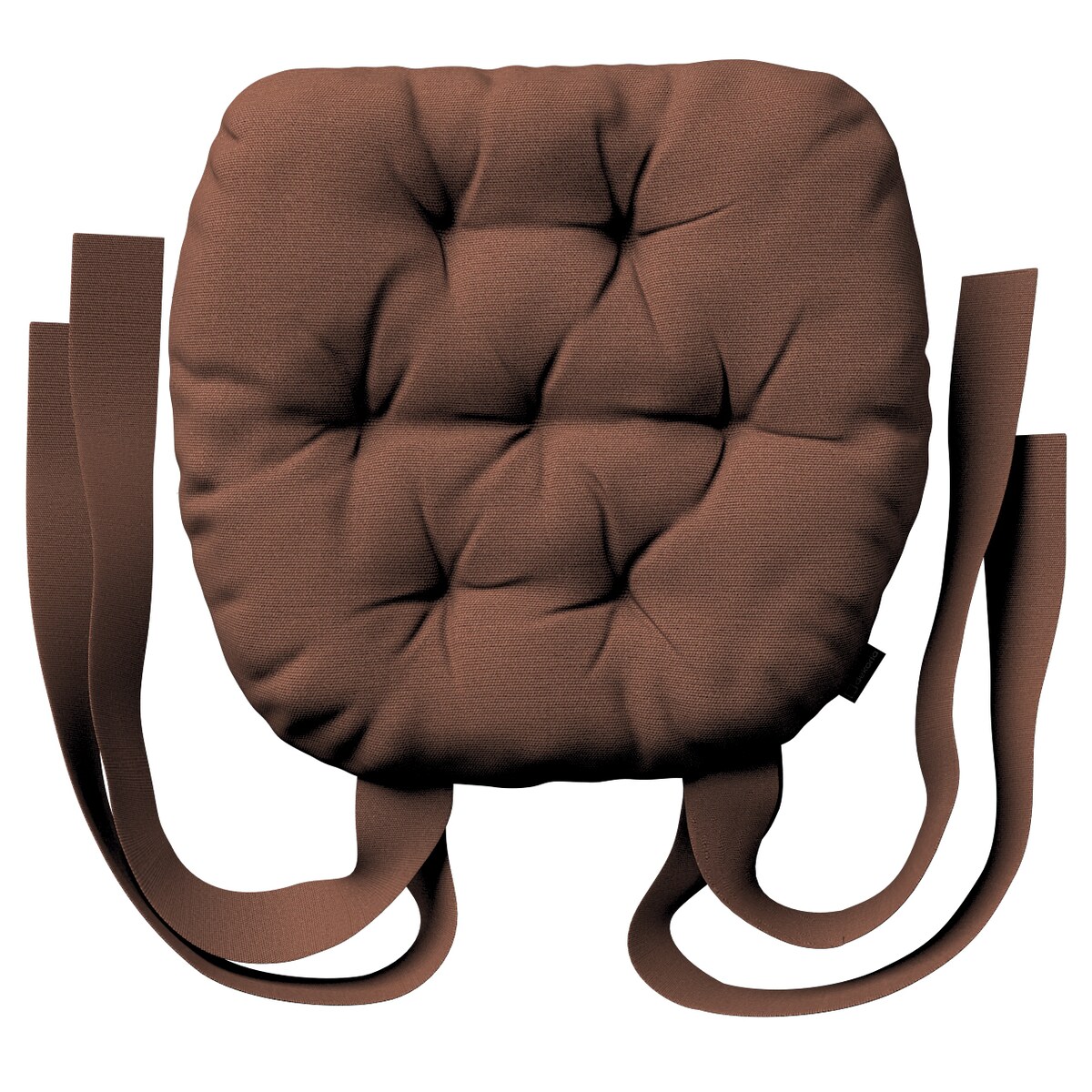 Poduszka na krzesło Marcin, brązowy, 40 x 37 x 8 cm, Loneta