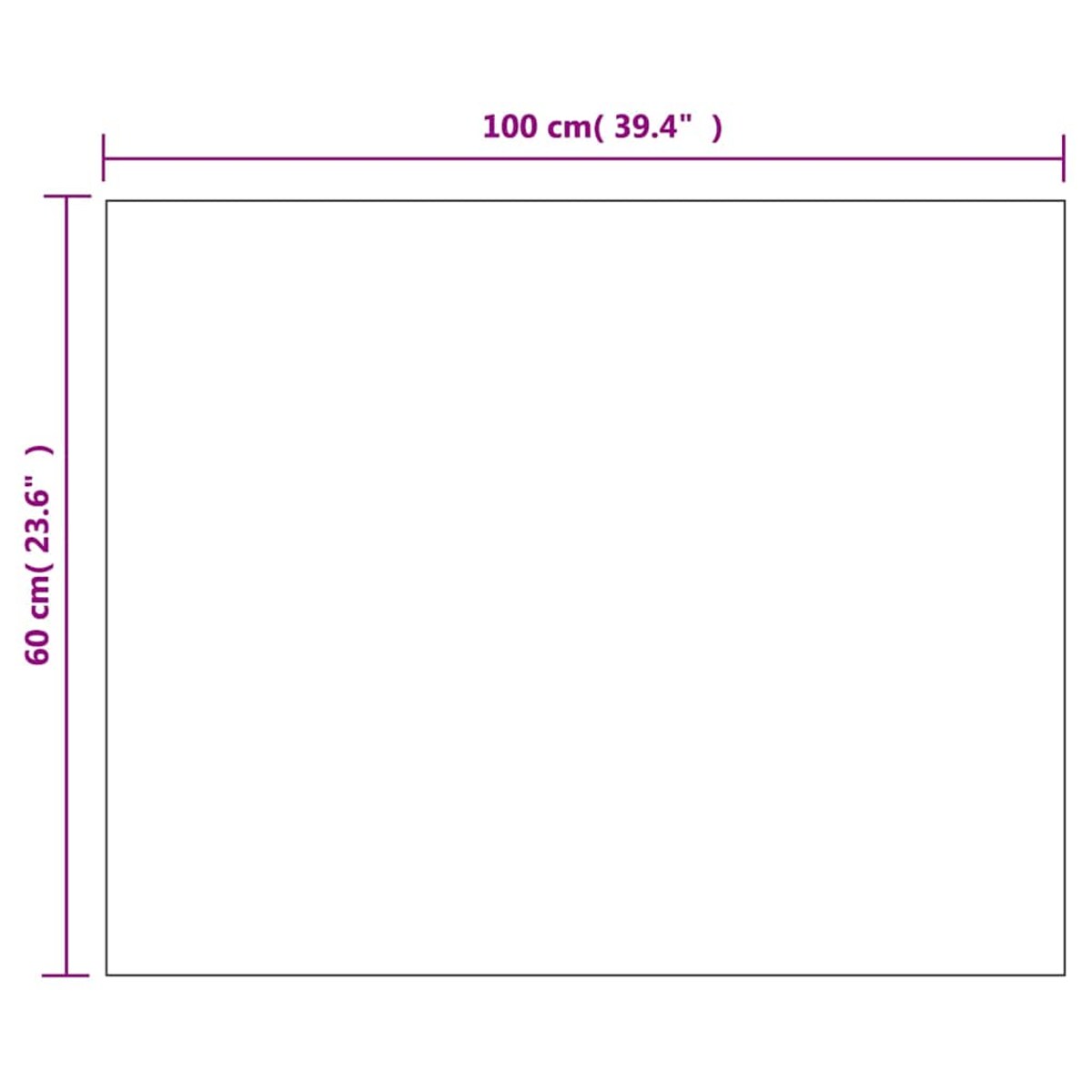 vidaXL Lustro ścienne z lampkami LED, bez ramy, prostokątne, szklane