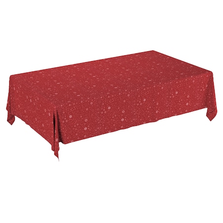 Obrus prostokątny 100 x 100 cm czerwony