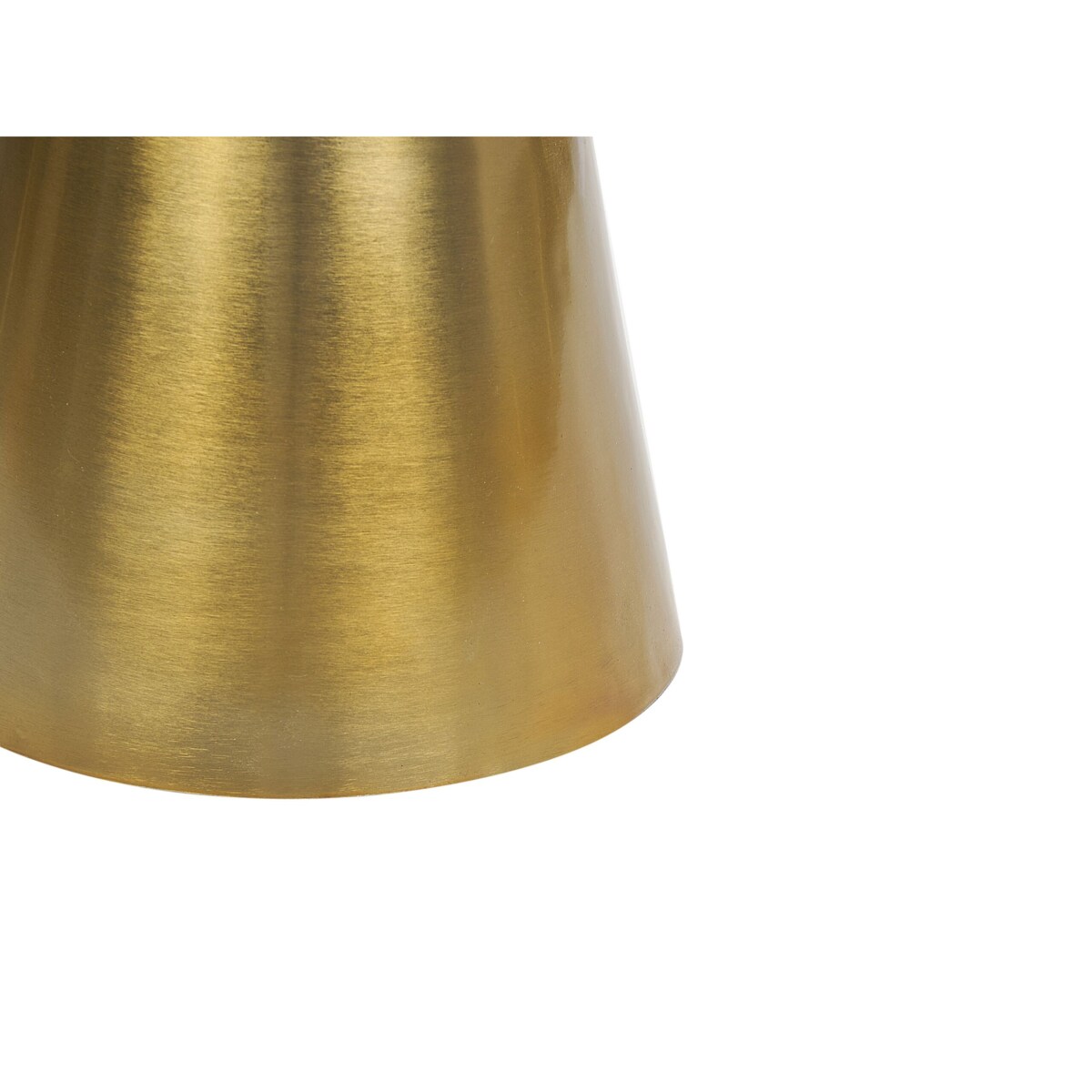 Stolik pomocniczy metalowy złoto-biały ANDRES