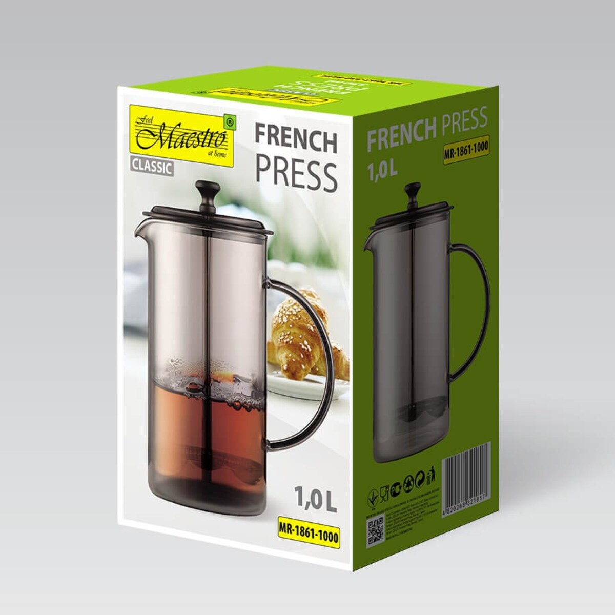 Maestro zaparzacz do kawy herbaty french press 1000ml MR18611000