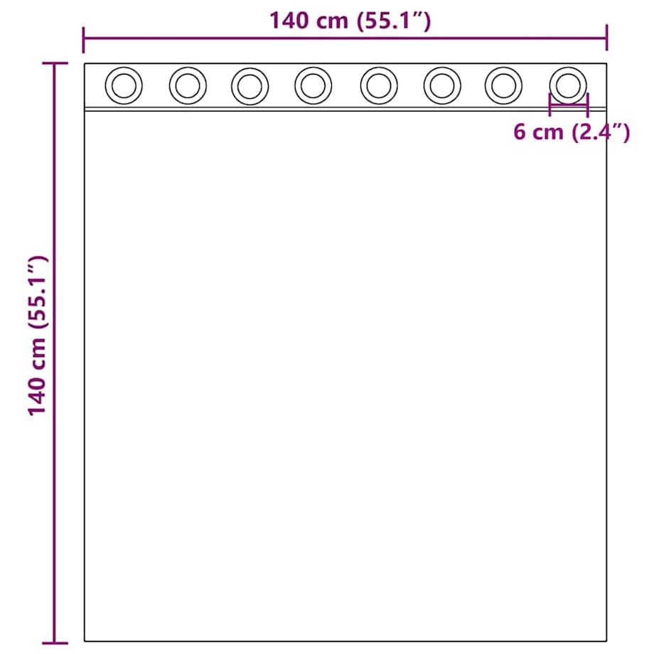 vidaXL Zasłony woalowe z przelotkami 2 szt. Jasnobrązowe