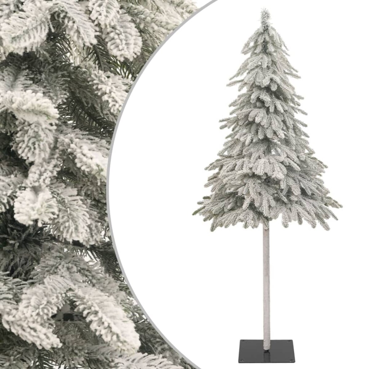 vidaXL Sztuczna choinka, ośnieżona, 210 cm