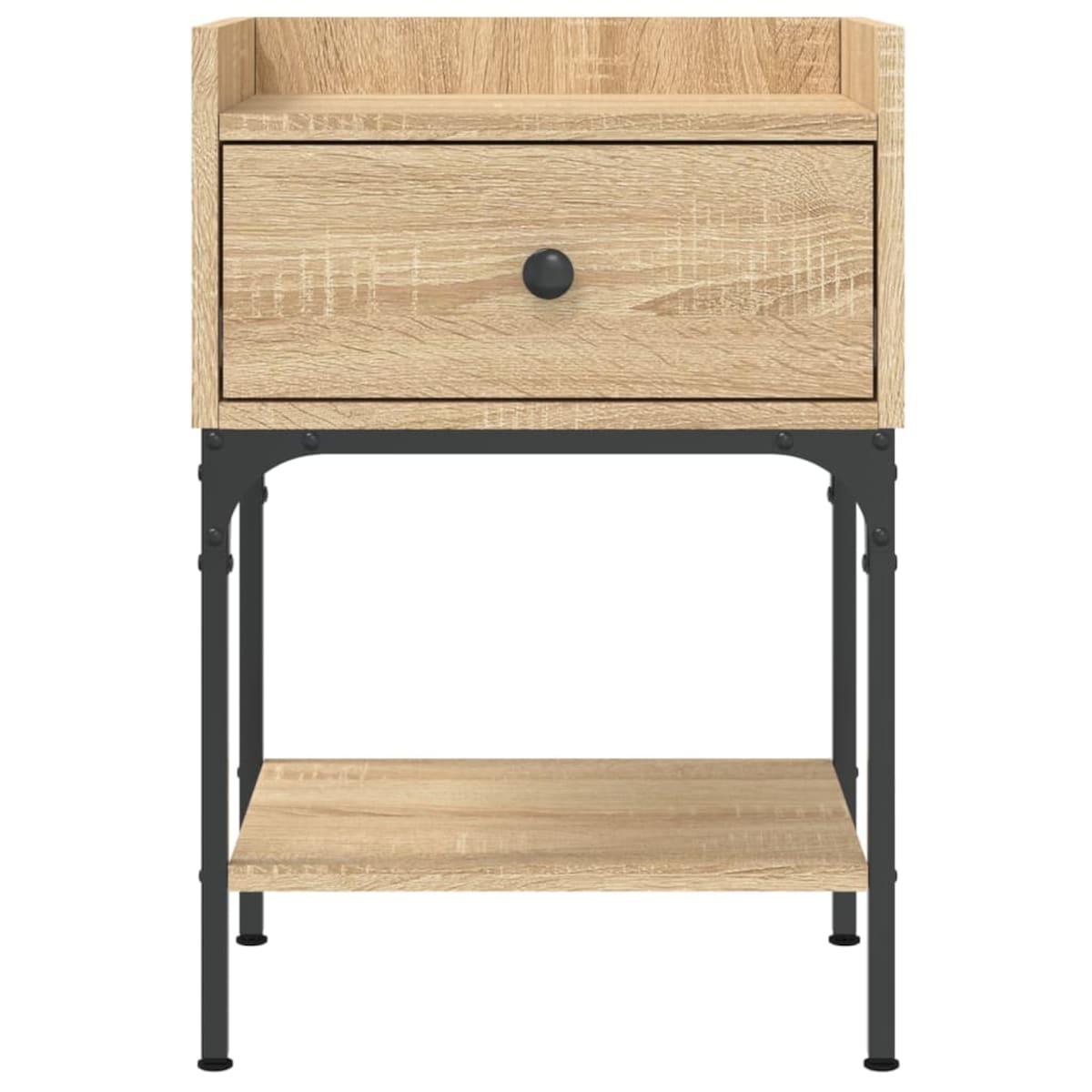 vidaXL Stolik nocny, dąb sonoma, 40,5x31x60cm, materiał drewnopochodny