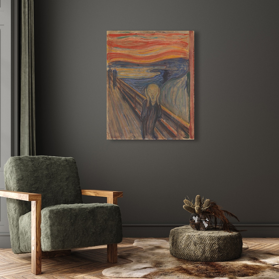 Krzyk Edvarda Muncha obraz 70cm x 90cm
