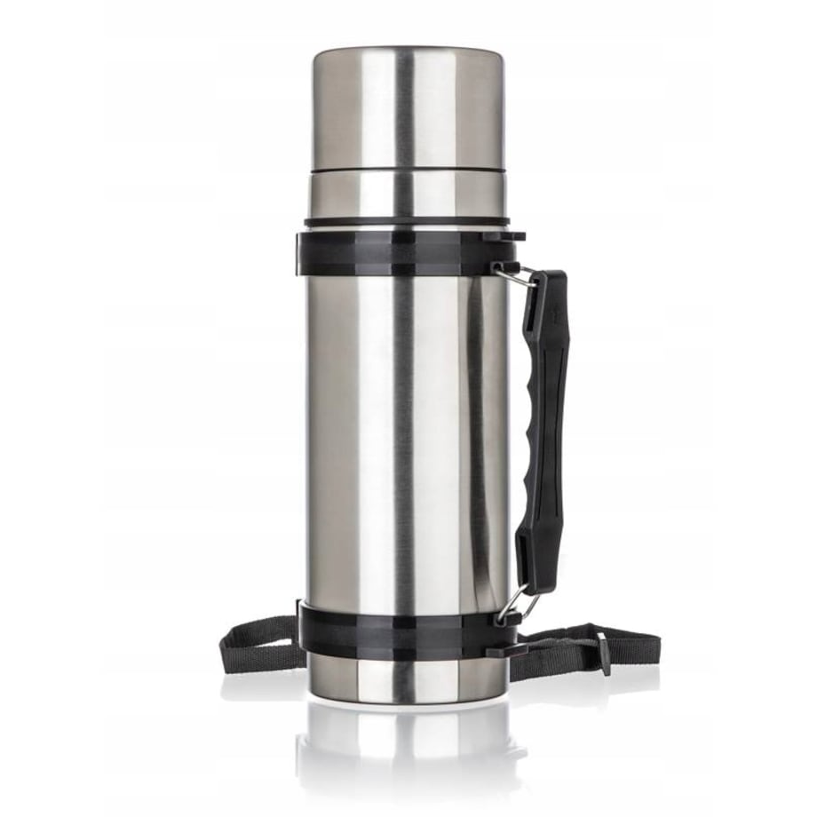 TERMOS PODRÓŻNY NA NAPOJE 1L z kubkiem turystyczny na wycieczkę piknik