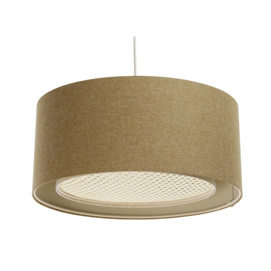 Lampa wisząca ERUTAN RATTAN 60 żółta