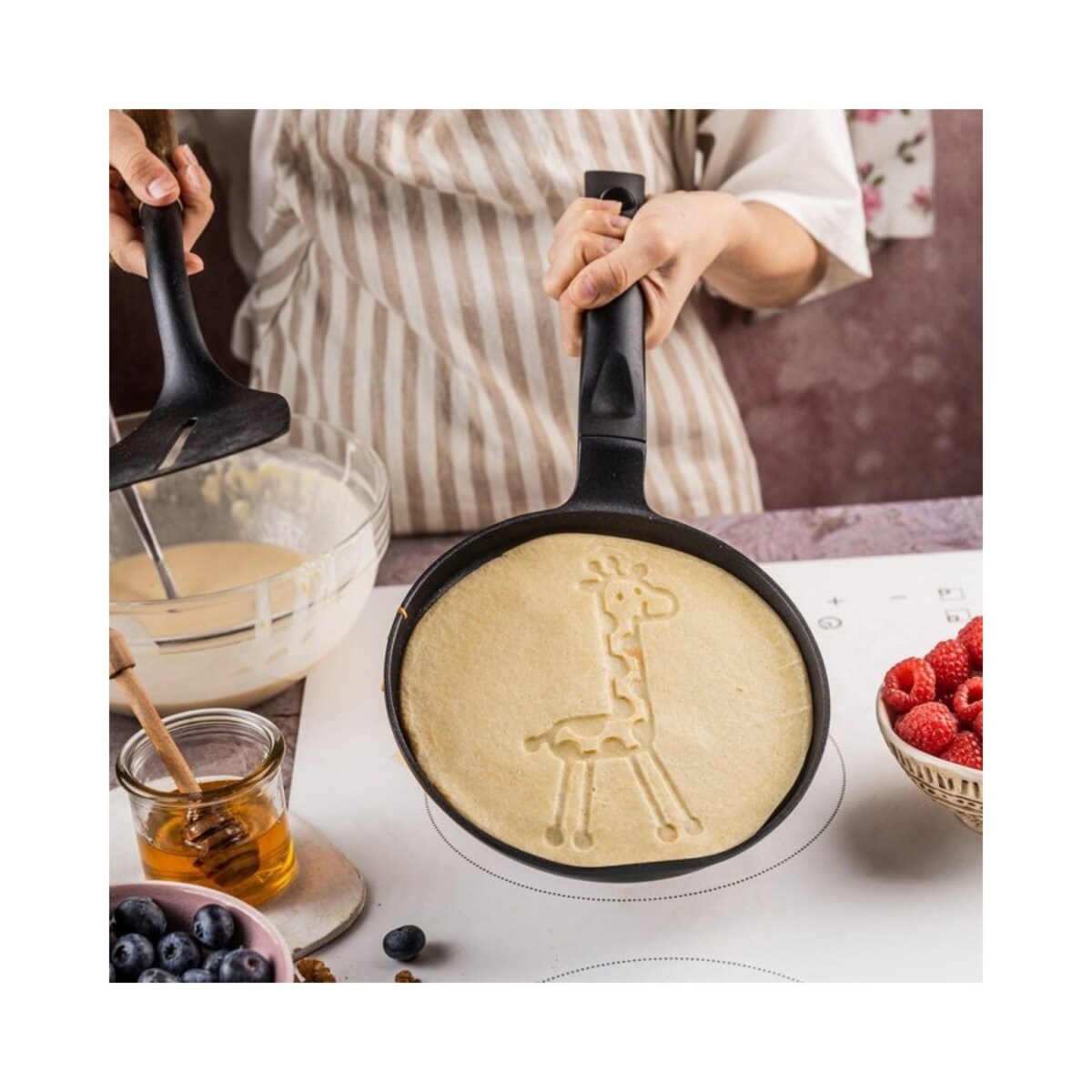 Klausberg patelnia do naleśników z żyrafą 18cm 63853