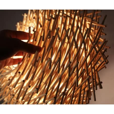 LAMPA SUFITOWA WISZĄCA BOHO NATURAL APP1486-1CP