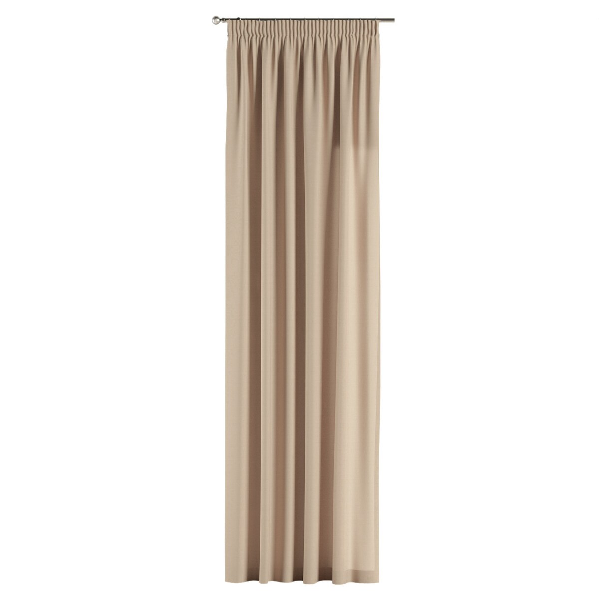 Zasłona na taśmie marszczącej 1 szt. 130x245 caffe latte (beżowy)