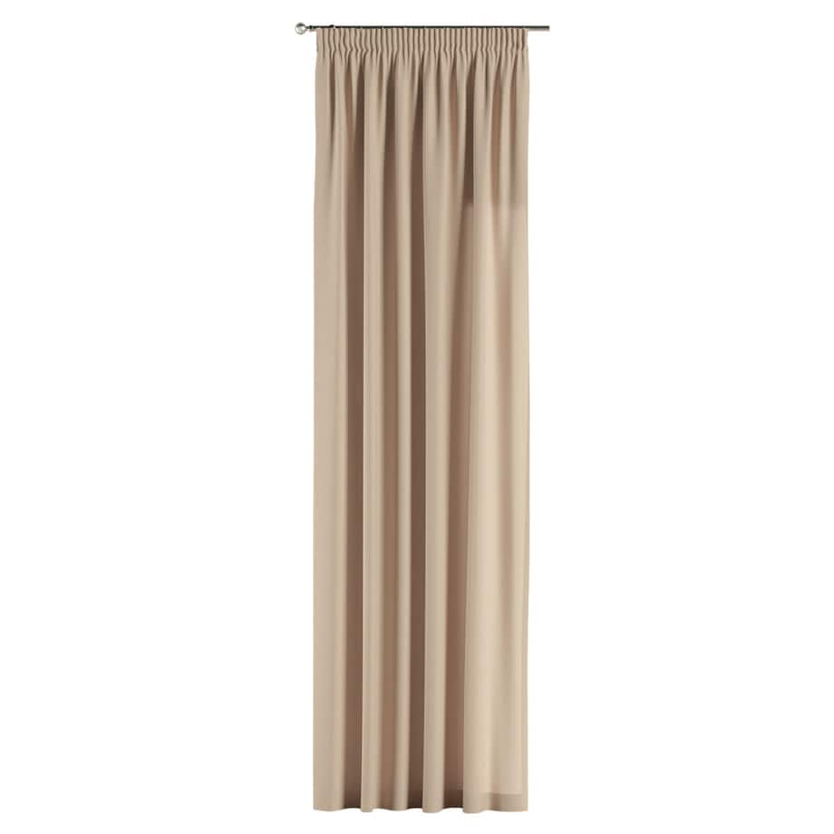 Zasłona na taśmie marszczącej 1 szt. 130x245 caffe latte (beżowy)