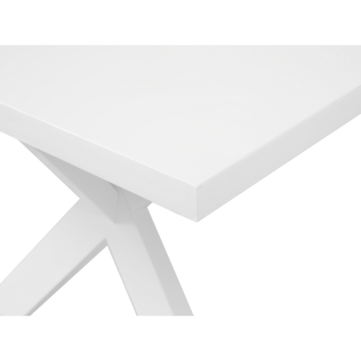 Stół do jadalni 180 x 100 cm biały LISALA