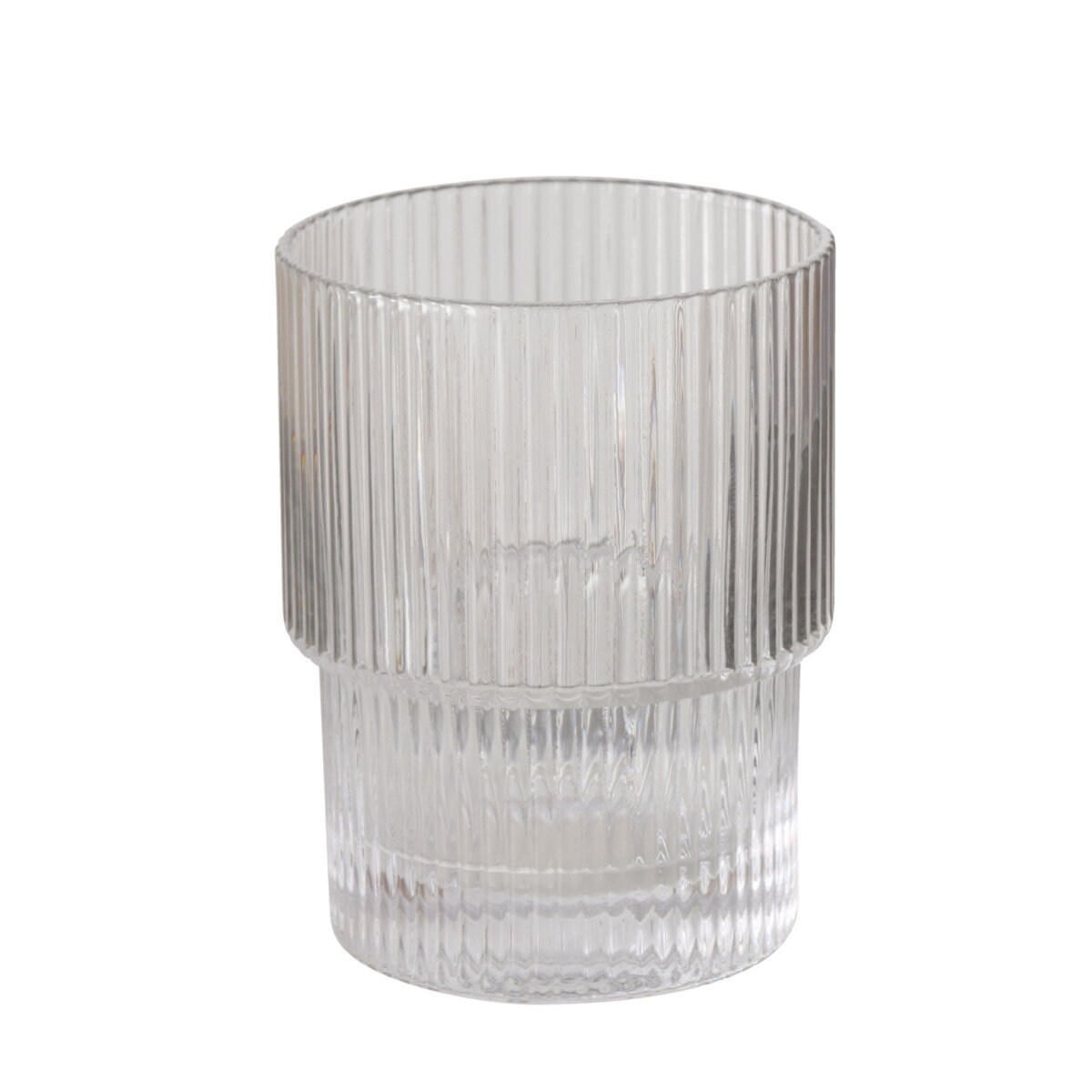 Prążkowana szklanka RIFFO, 180 ml