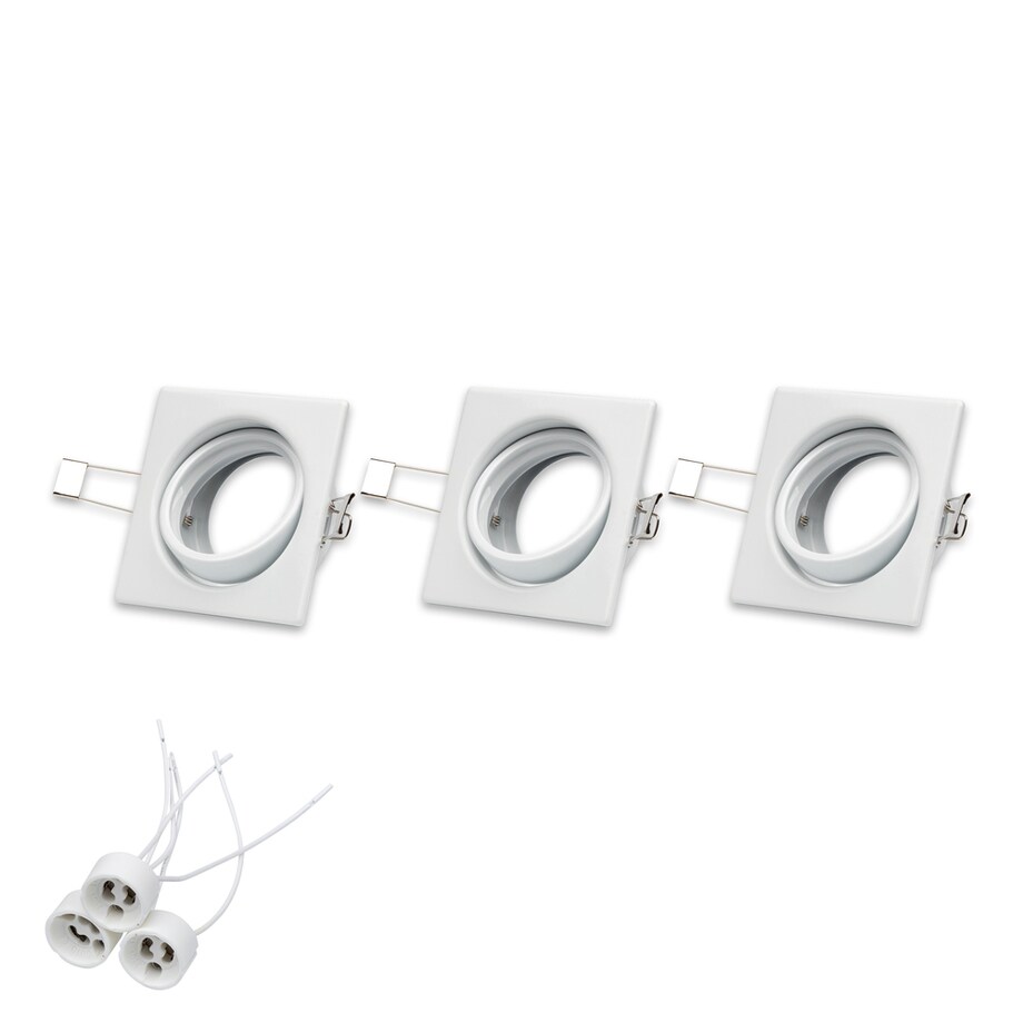 Zestaw Oczek Sufitowych BRITOP Lighting 3xGU10 Max.50W Subtelna Biel od Polskiego Producenta, 3 szt.