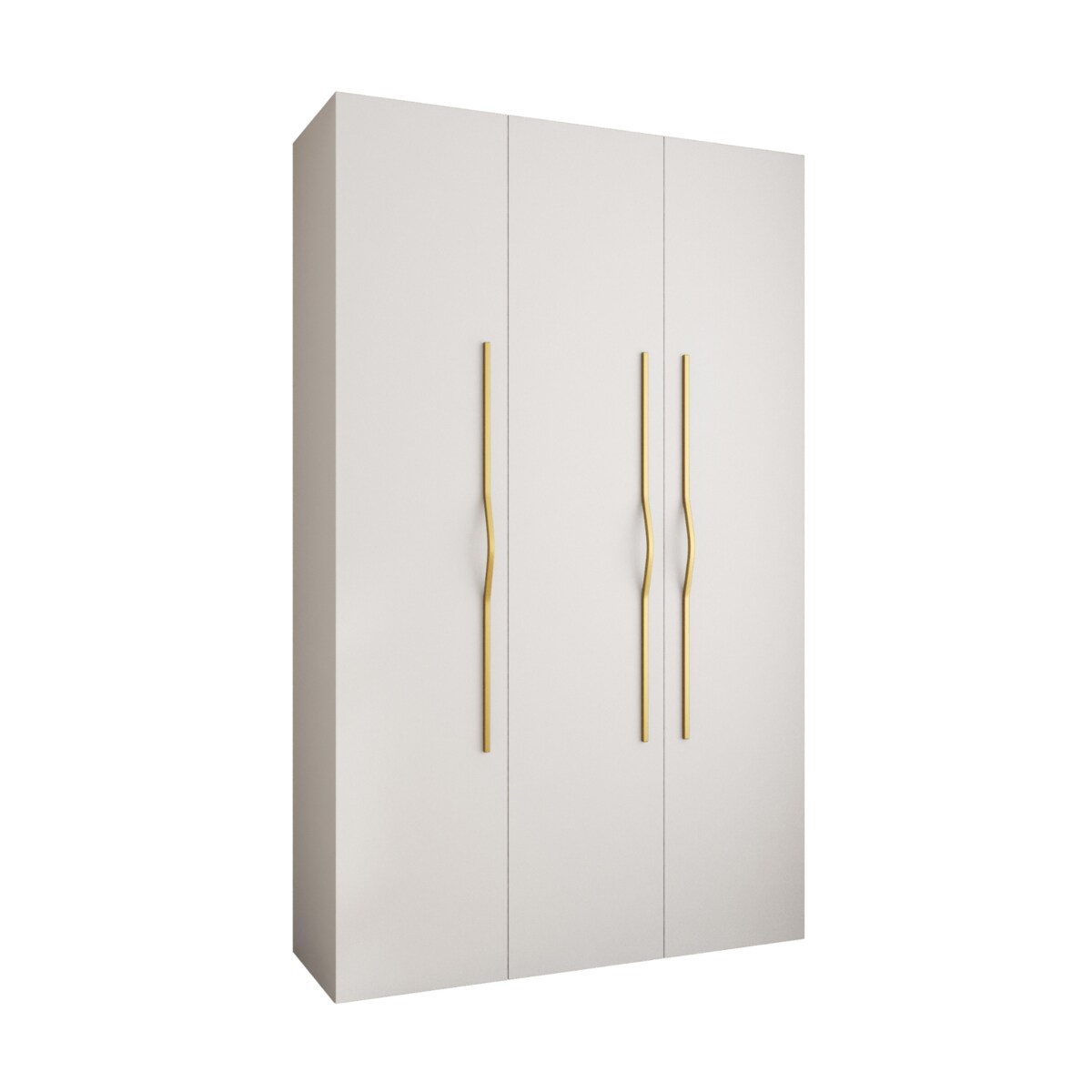 Szafa trzydrzwiowa Como 2 150 gł.40 biały+złoty