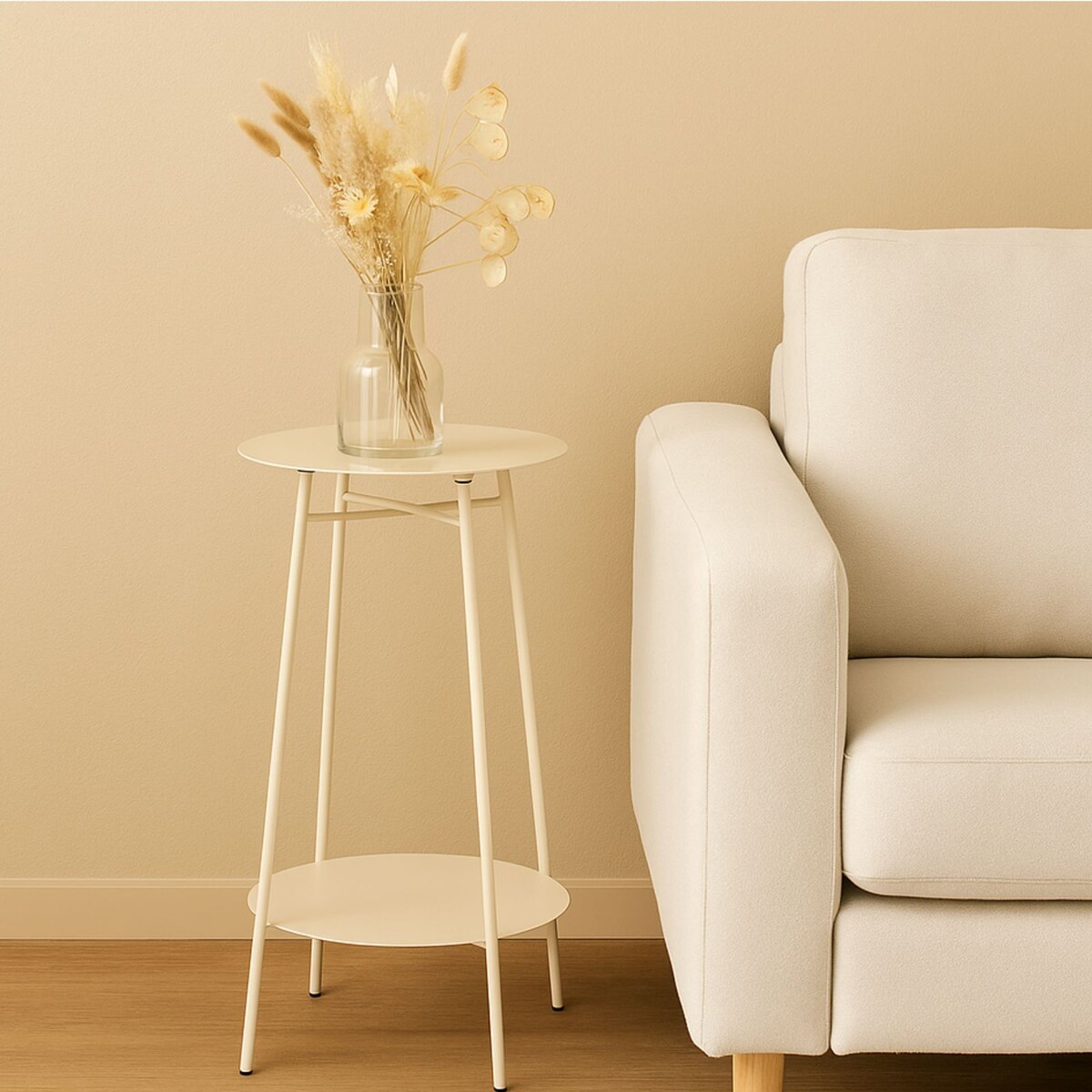 Stolik pomocniczy wysoki RENI, Ø 35 x 60 cm