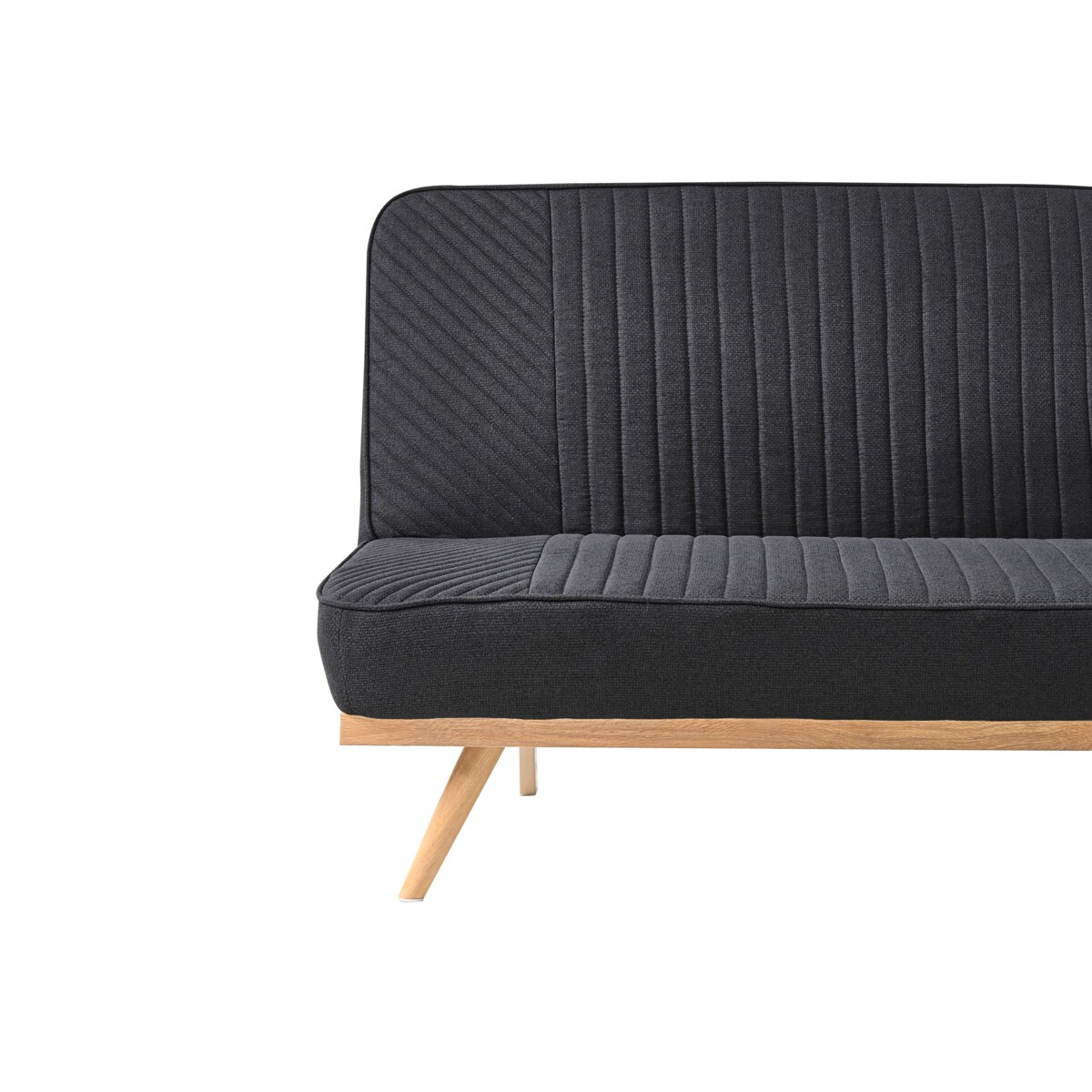 Sofa rozkładana dla 2 osób KALFAFEL Czarny