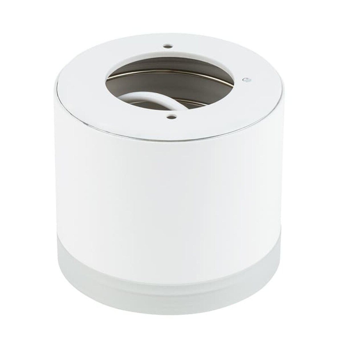 Natynkowa lampa sufitowa Silba 10476 Nowodvorski okrągła tuba biała