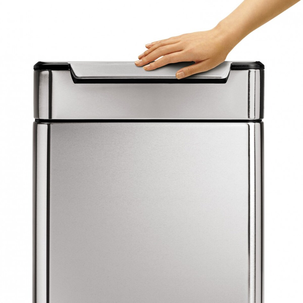 Kosz na śmieci 48L TOUCH-BAR RECYCLER - stal FPP / simplehuman