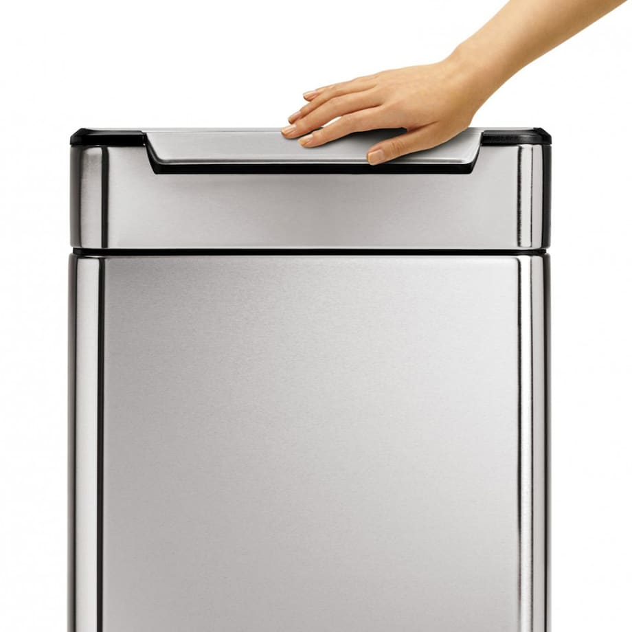 Kosz na śmieci 48L TOUCH-BAR RECYCLER - stal FPP / simplehuman