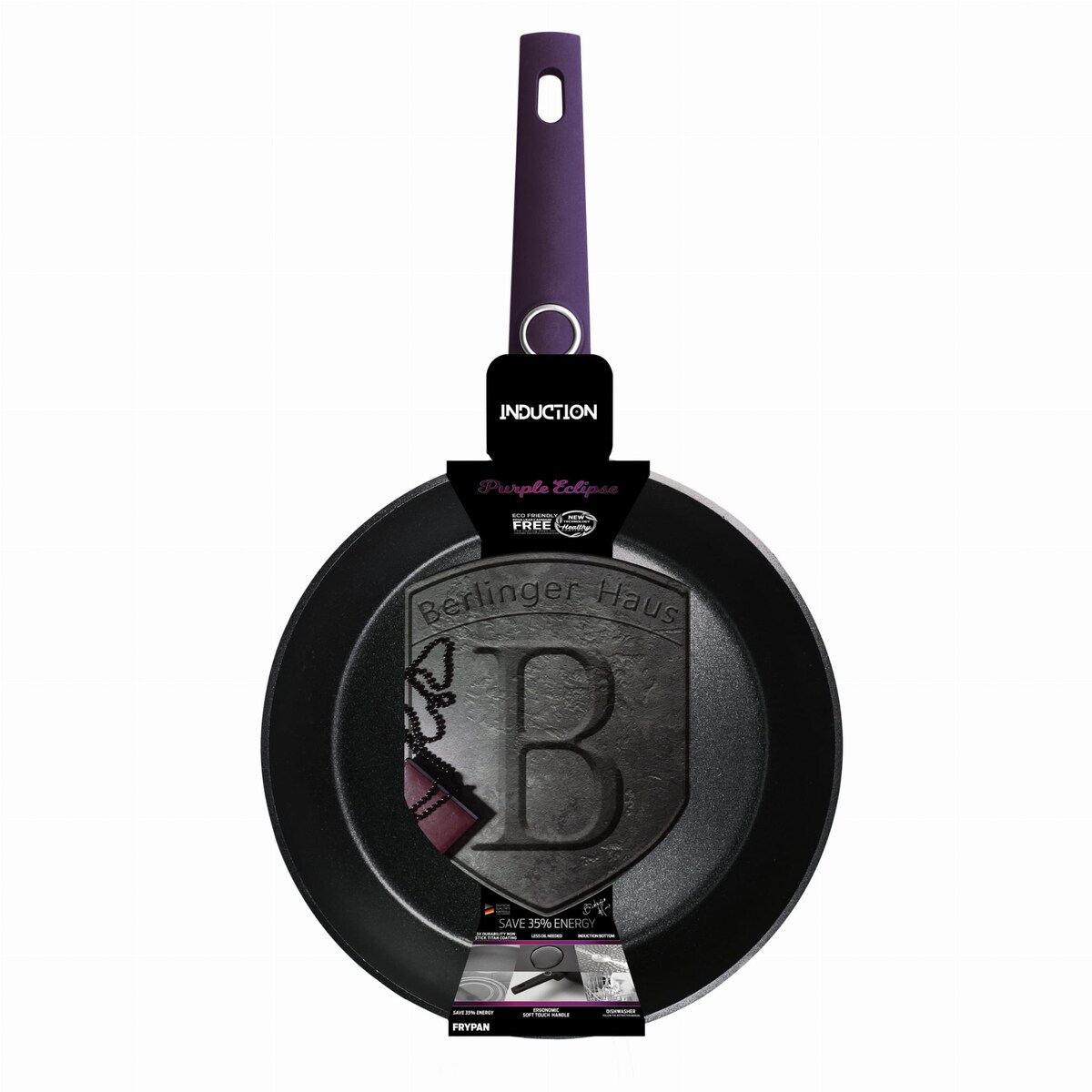 Patelnia tytanowa 28cm BERLINGER HAUS Purple Eclipse