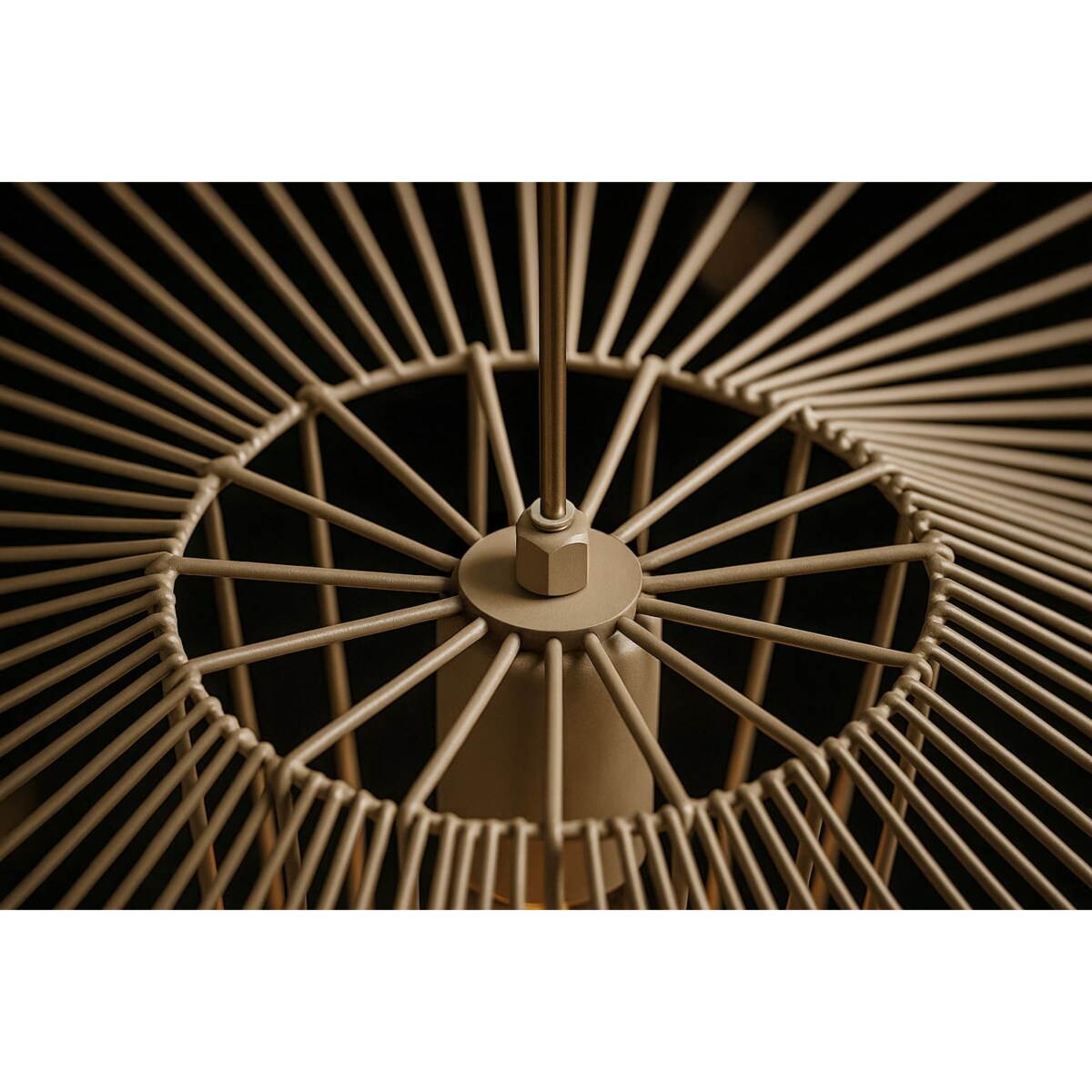 Lampa wisząca KP-21 MINI BEŻ z serii KAPELUSZ