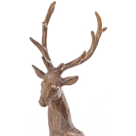 Figurka - leżący jeleń z tworzywa sztucznego 34x15x26 cm SASEUM-4