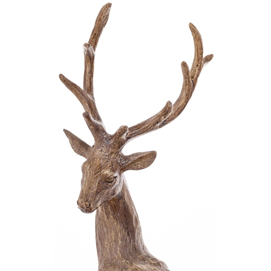 Figurka - leżący jeleń z tworzywa sztucznego 34x15x26 cm SASEUM-4