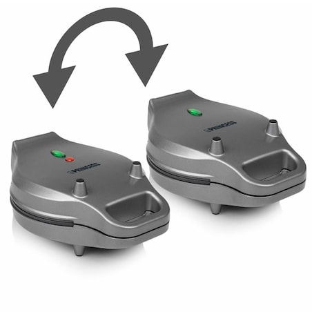 Princess Gofrownica do gofrów bąbelkowych, 700 W, czarna