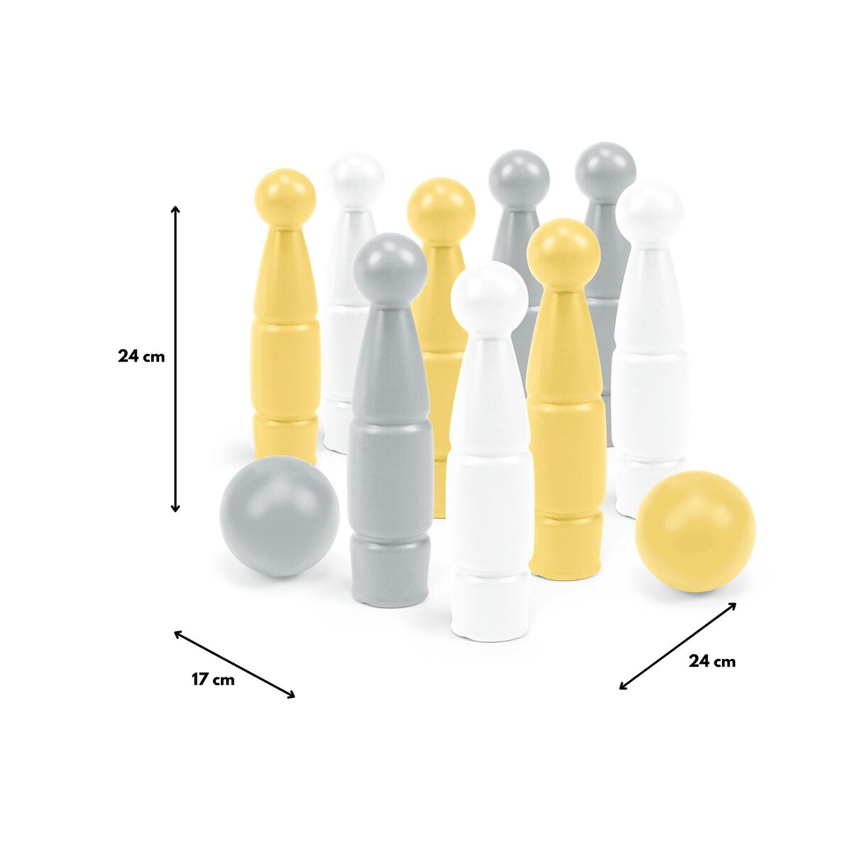 Słoneczny Poranek Zestaw do gry w kręgle 11 el.