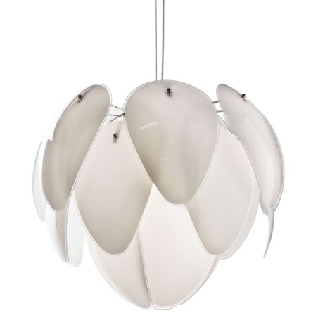 Nowoczesna lampa wisząca Antires szklane płatki do salonu